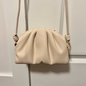 Mango Beige Dumpling Crossbody Bag
